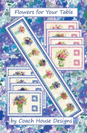 Flowers for Your Table - Table Runner and Placemat Pattern