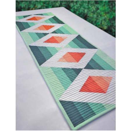 Aztec Diamond Table Runner by Cut Loose Press