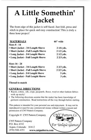 A Little Somethin' Jacket