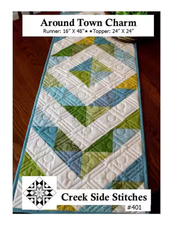 Around Town Charm - Table Runner Pattern