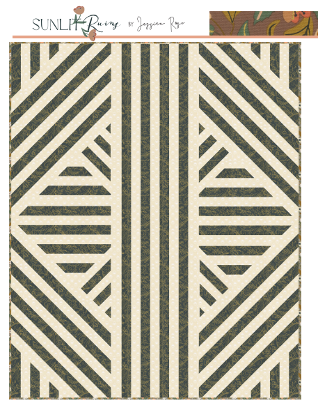 Sunlit Ruins - Capri Quilt Kit