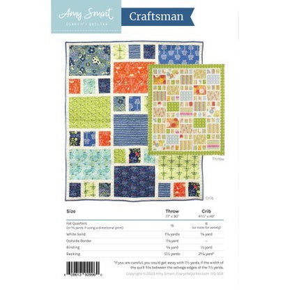 Craftsman Quilt Pattern