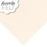 OESD Favorite Felt Cream 8"x12" 2pk