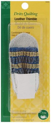 Leather Thimble One Size