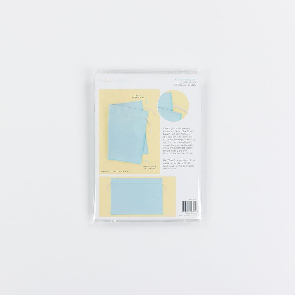 Pre-Order - Cinch Sack - Storm Blue 2pk