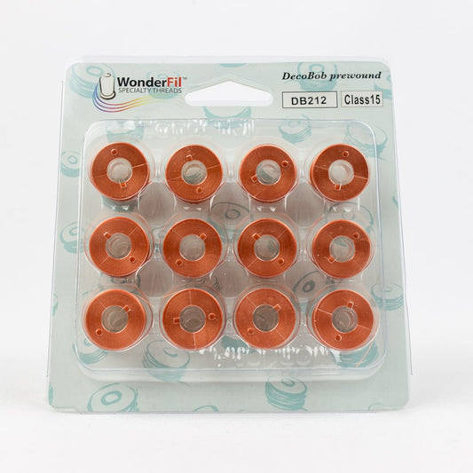 WonderFil - DecoBob Class 15 Bobbin - Terra Cotta