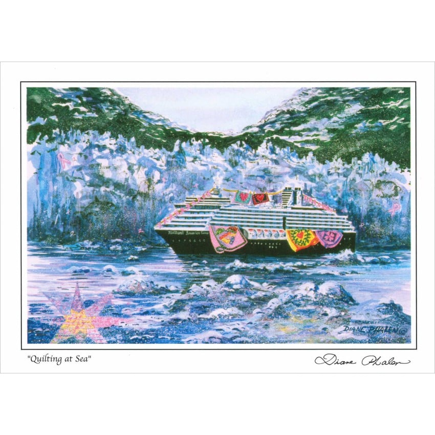 Note Card - Quilting at Sea