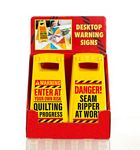 Quilter Warning Sign 1pc