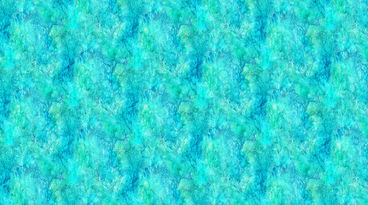 Coral texture in turquoise and blue