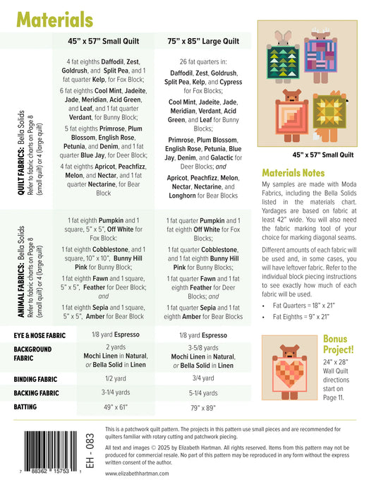 Show & Tell Quilt Kit - Elizabeth Hartman