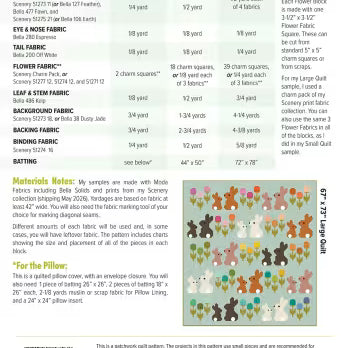 Cottontails Quilt Pattern