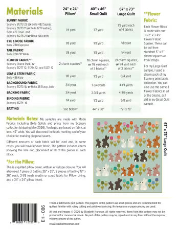 Cottontails Quilt Pattern