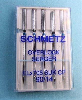 Serger ELX Chrome Ballpoint 90/14 5pk
