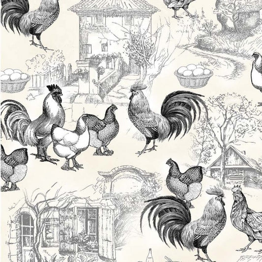 Early to Rise - Free Range Toile