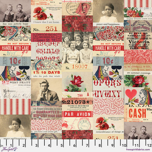 Eclectic Elements - Red Palette - Collage