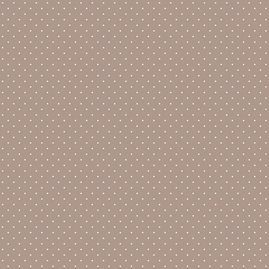Flannel Dots - Taupe