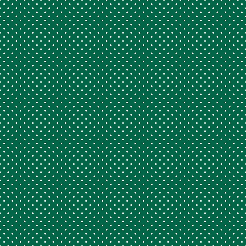 Flannel - Swiss Dot - Green