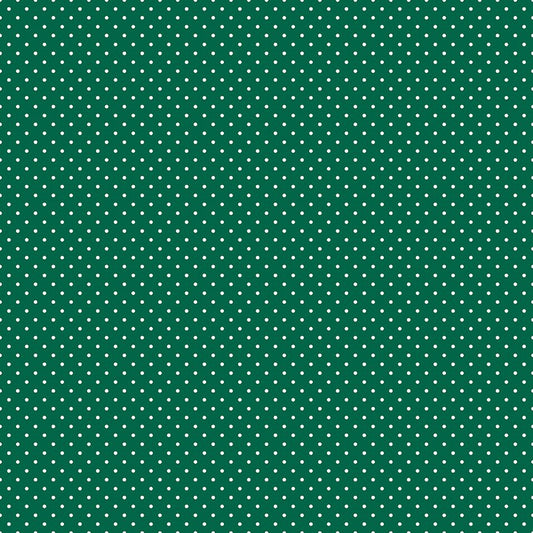 Flannel - Swiss Dot - Green