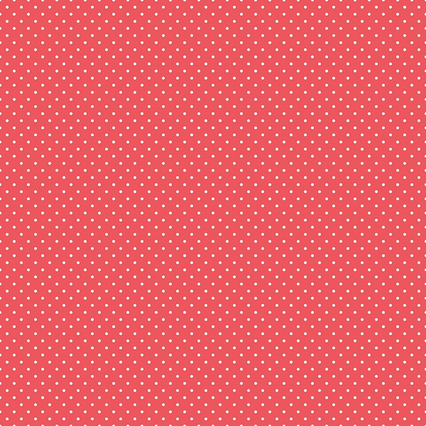 Flannel - Swiss Dot - Red