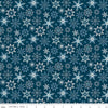 Flannel Winter Magic - Snowflakes - Navy
