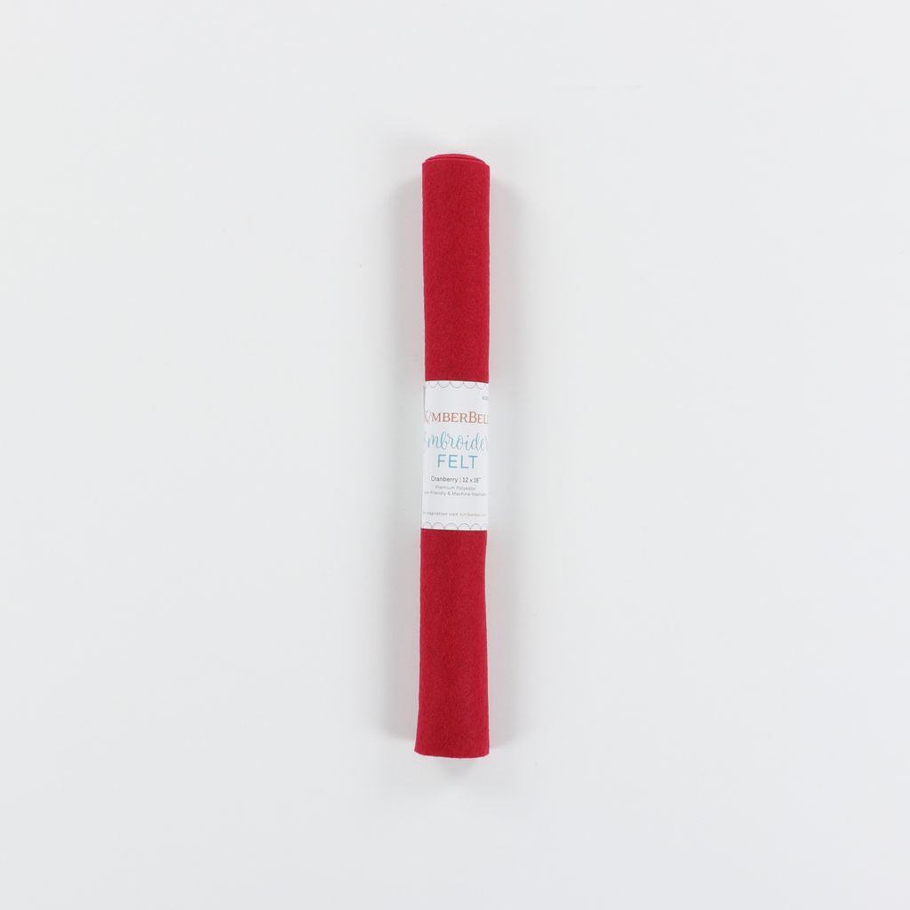 Embroidery Felt - Cranberry