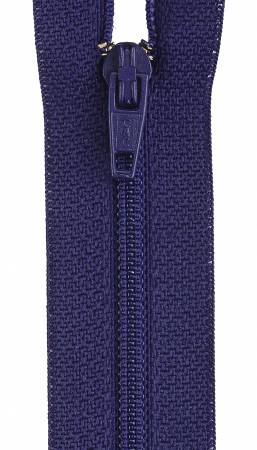 All-Purpose Polyester Coil Zipper 14in Deep Purple