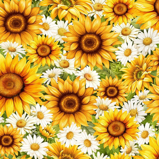 Daisies & Sunflowers packed