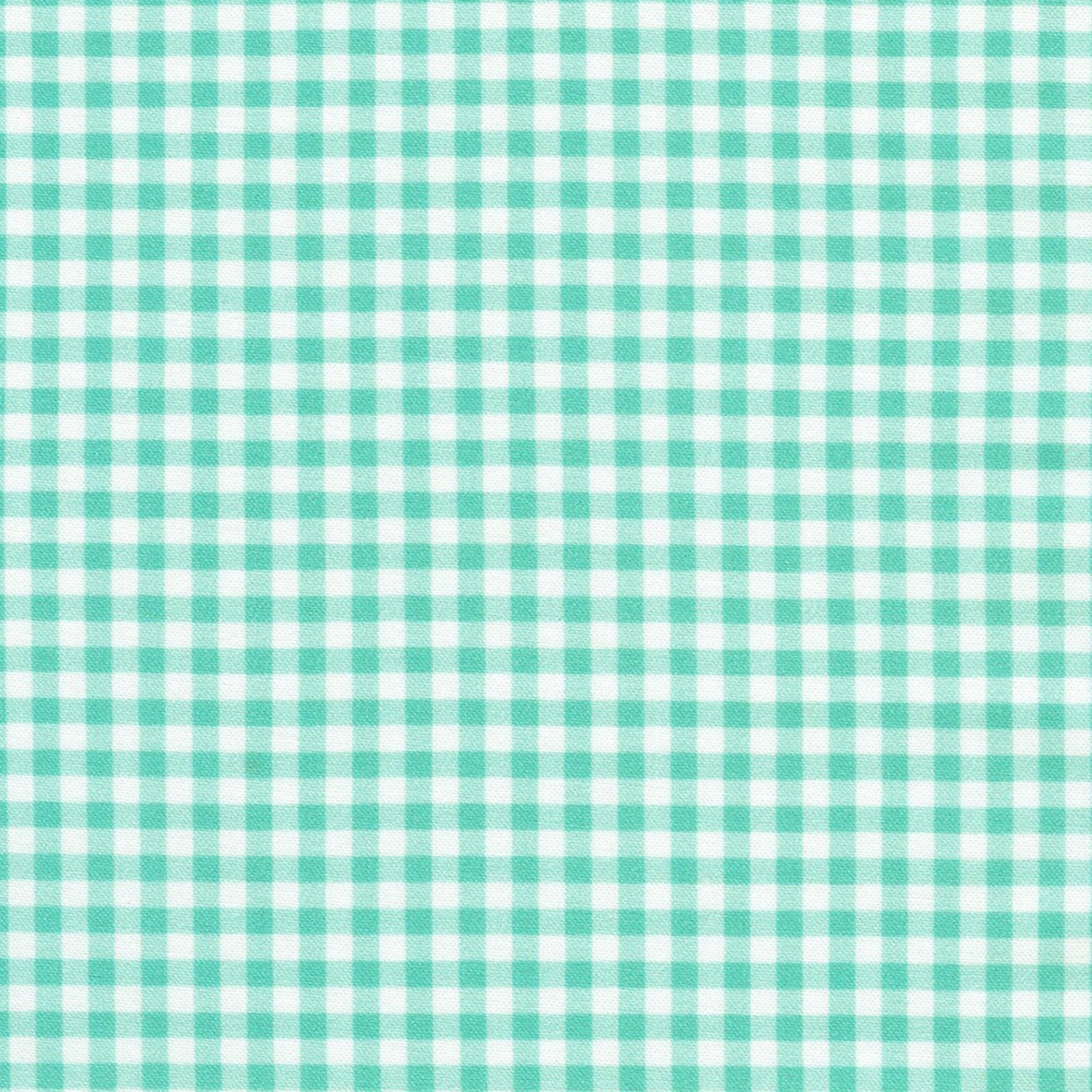 Teal and white checkered pattern