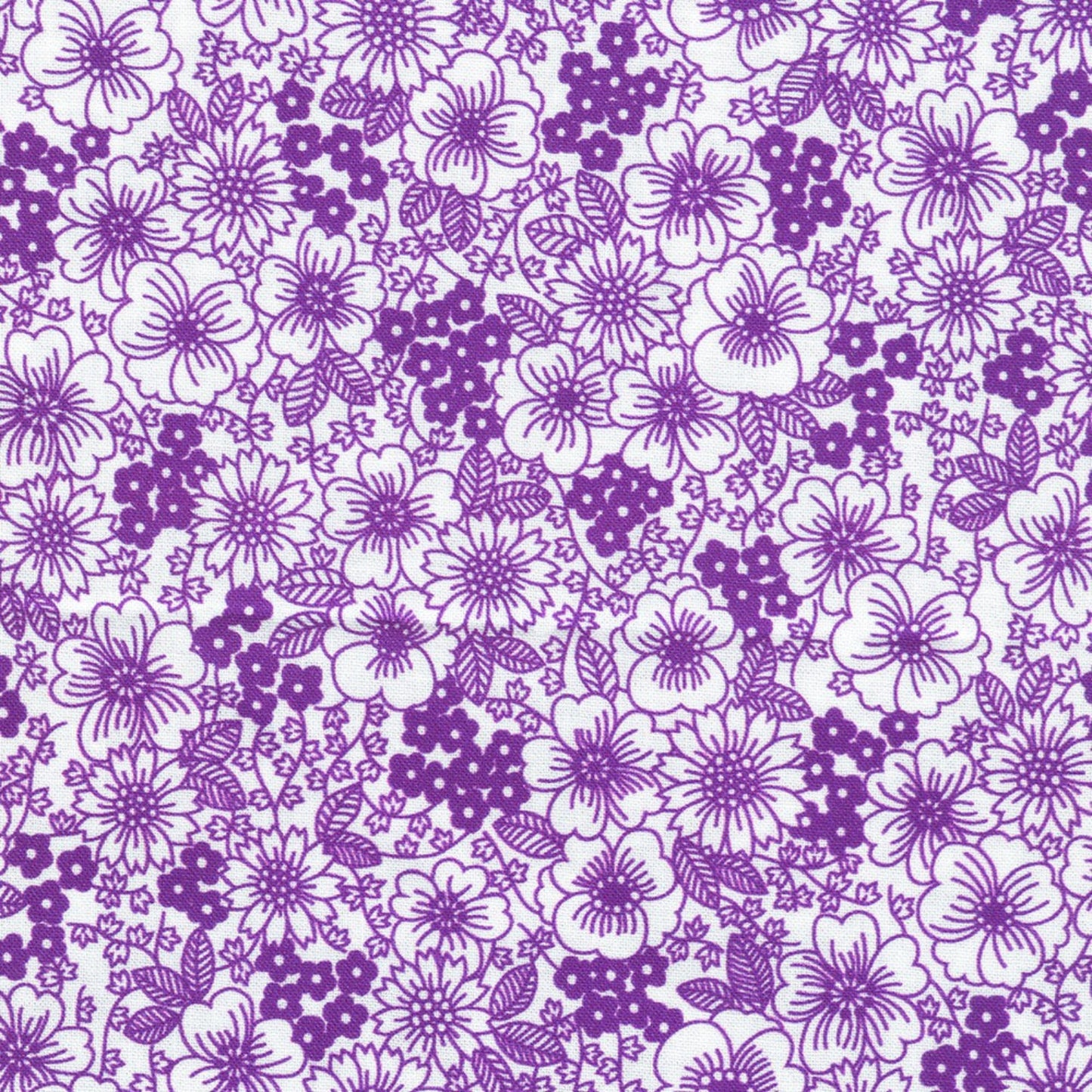Purple floral pattern on a purple background