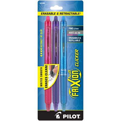 Frixion Retractable pens 3pk Fashion