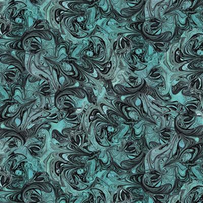 Faboolous - Marbling - Teal