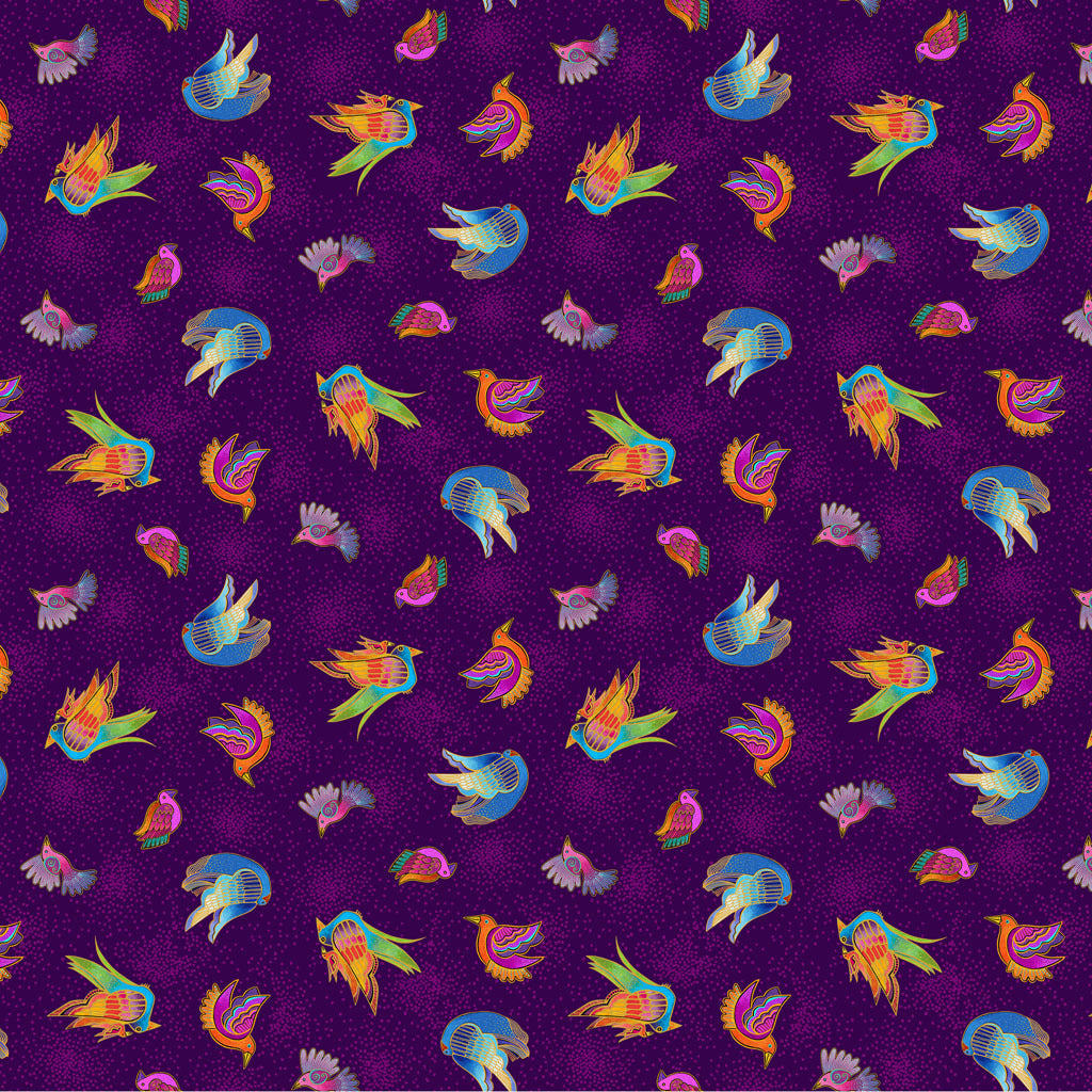 Fantasticats - Birds - Purple