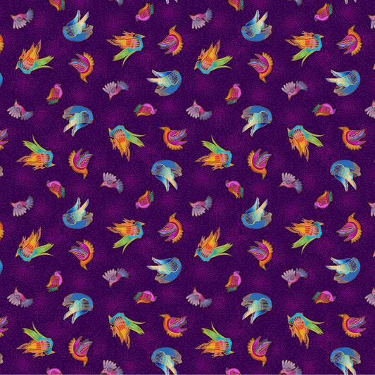 Fantasticats - Birds - Purple