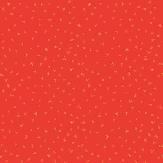 Fantasticats - Gold Triangles - Orange Metallic
