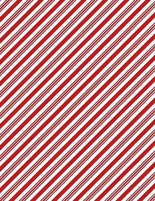 Red and white diagonal striped pattern