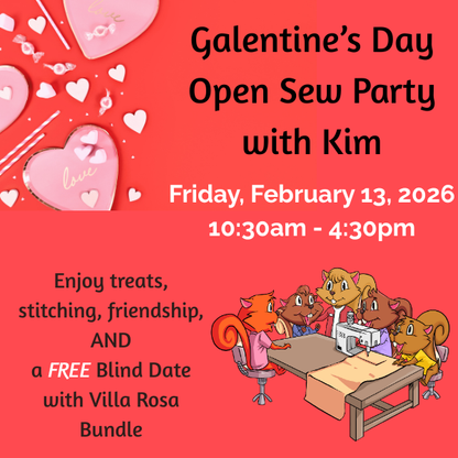 Galentine's Day Open Sew Party with Kim