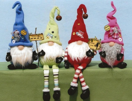 Roly Poly Sitting Gnomes
