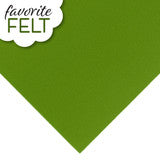 OESD Favorite Felt Grass Green 8"x12" 2pk