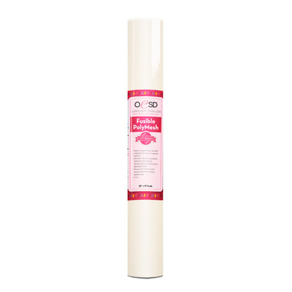 Polymesh Fusible CutAway White - 20" x 10 yd