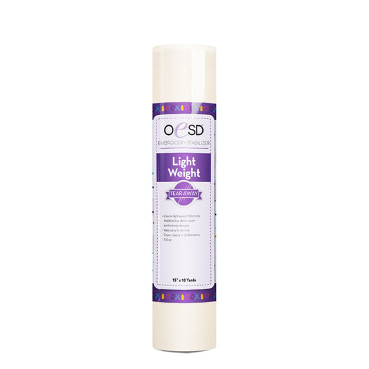 Light Weight TearAway White 1.5oz - 15" x 10 yards