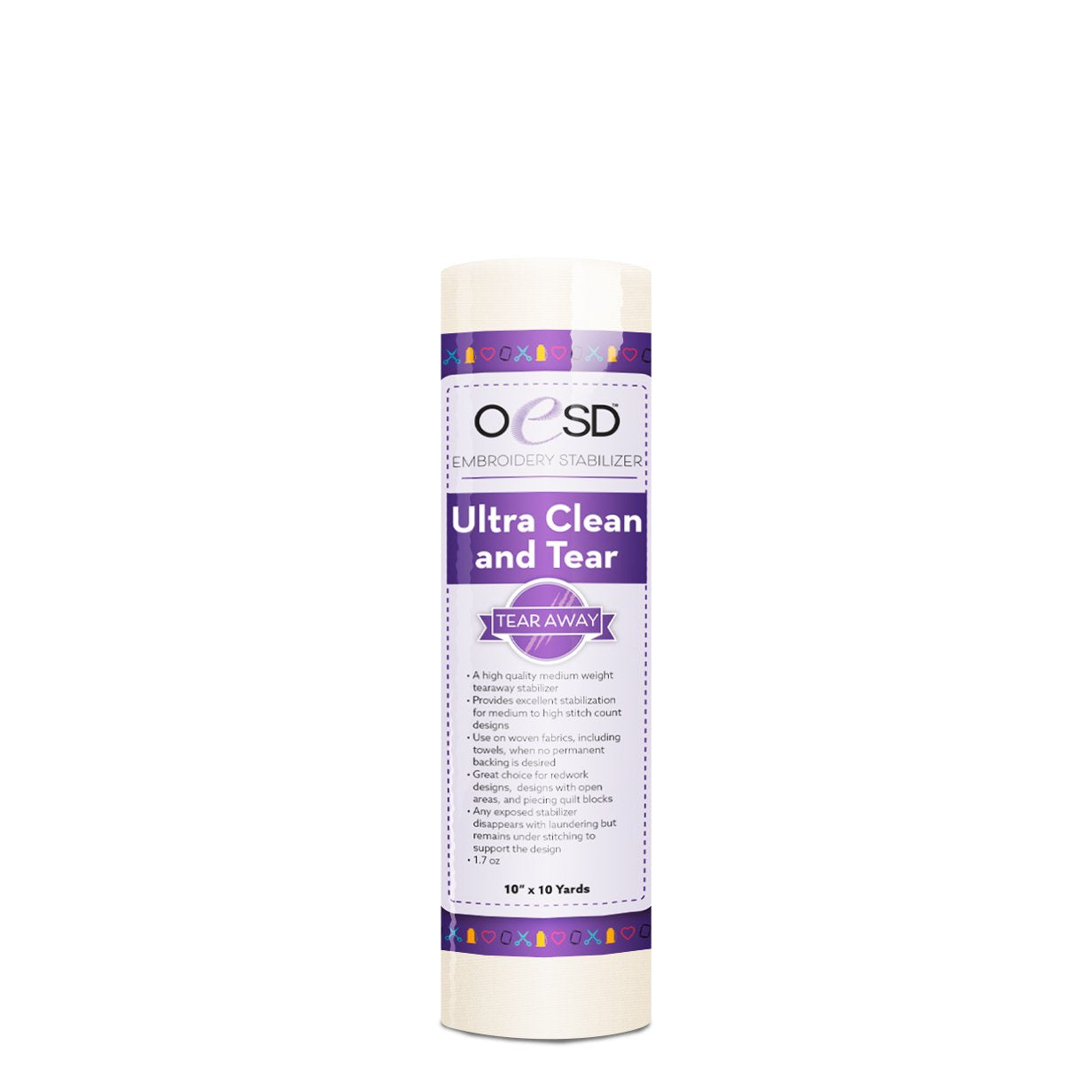 Ultra Clean And Tear - 1.7oz - 10" x 10 yards