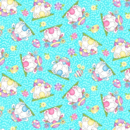 Gnomies - Bunnies Tossed - Blue