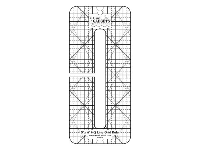 HQ Line Grid Ruler 6" x 1/4"
