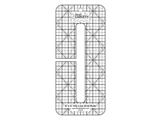 HQ Line Grid Ruler 6" x 1/4"