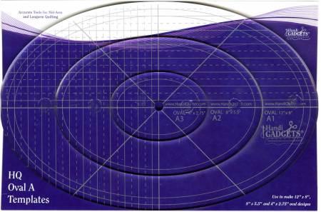HQ Oval A 12" 8" 4"