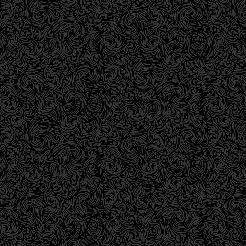 Swirl Texture - Black