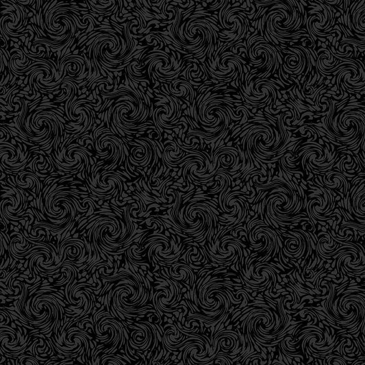 Swirl Texture - Black