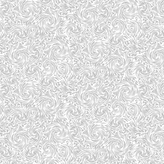 White on White - Swirl Texture