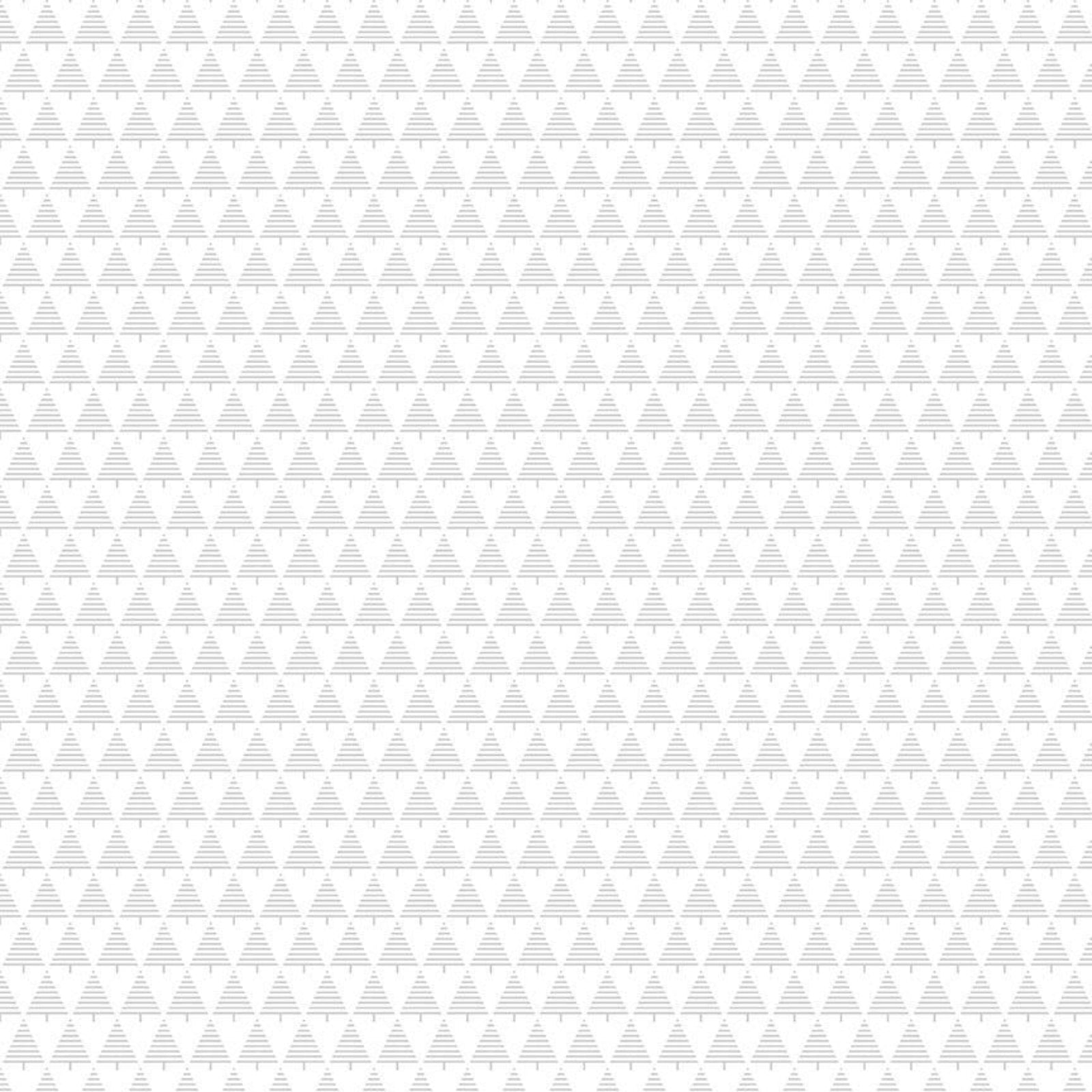 A repeating geometric pattern of small white outlined triangles arranged in rows on a white background.