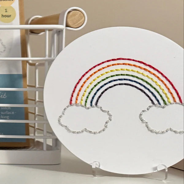 Rainbow (Classic) - Solid Surface Embroidery Kit